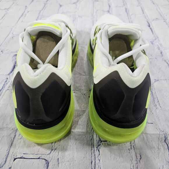 Nike Air Max 2015 MENS SIZE 10 Running Shoes White Volt Green 698902 107 - Picture 12 of 14